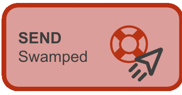 A button that says send swamped